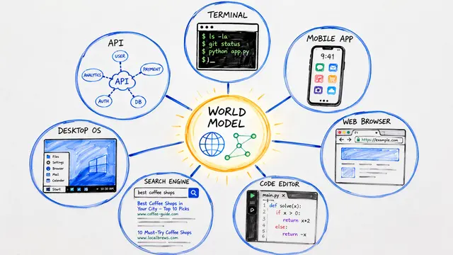Qwen-AgentWorld: Language World Models for General Agents