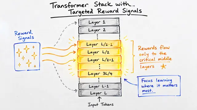 One Layer Is Enough: Rethinking RL Training in Transformers
