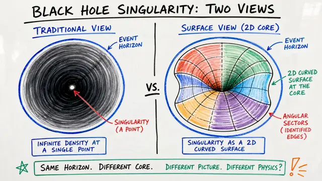Black Hole Singularity: A Surface, Not a Point