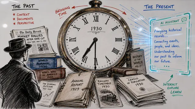 Time Machine Experiments: Using AI's Temporal Knowledge Boundaries to Study the Human Mind
