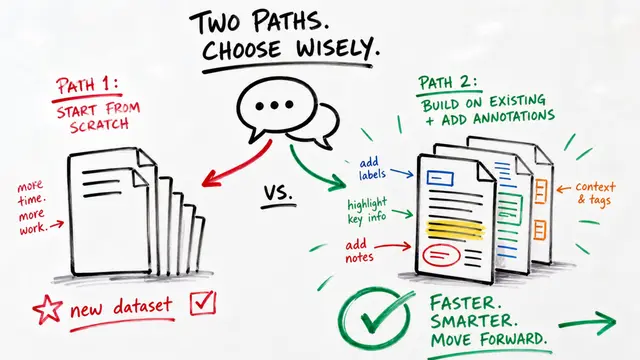 Learning From Free-Text Human Feedback: Collect New Datasets or Extend Existing Ones?
