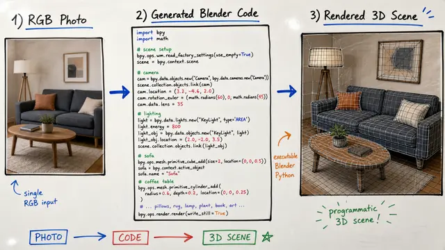 LEGO-Anything: Coding Agents for 3D Scene Reconstruction