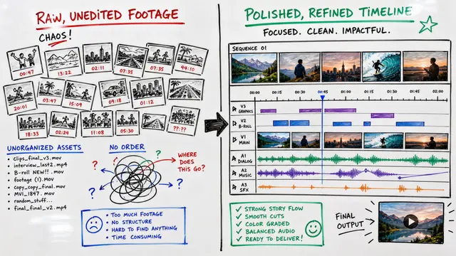 Timeline-Bench: Evaluating Agents on Realistic Video-Editing Tasks, from Raw Footage to Final Cut