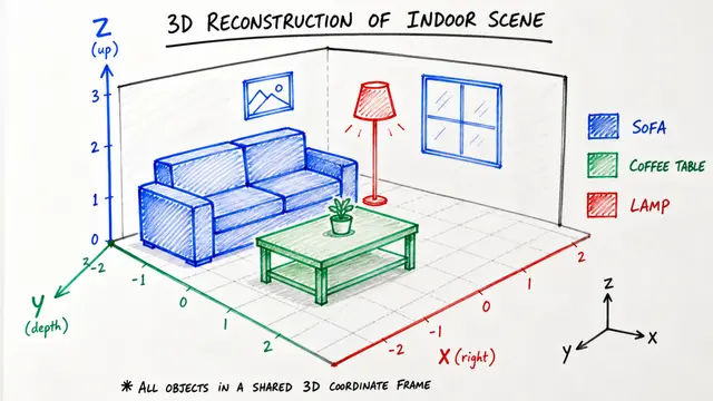 DistScene: Building 3D Worlds with Objects and Environments